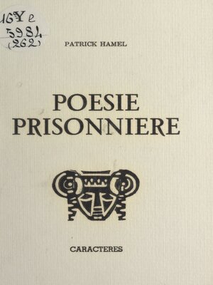 cover image of Poésie prisonnière